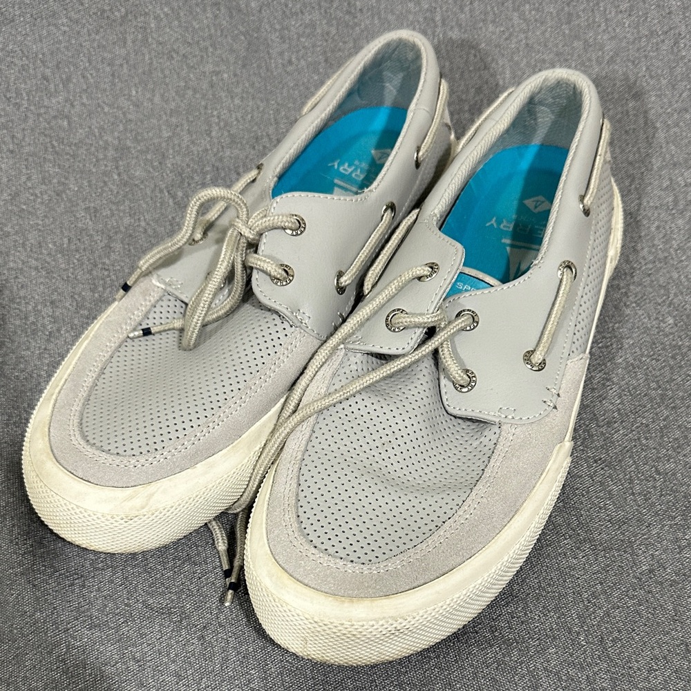 adidas Light Gray Boat Shoes